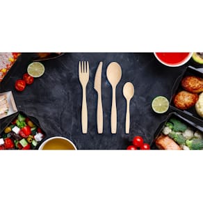 Kaffeskeer træfiber/bioplast, genanvendelige, 950 stk