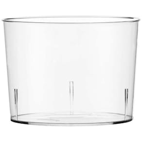 PS plastskål rund Ø78 x H56 mm, transparent, 300 stk