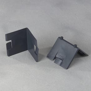 Hjørnebeskytter 3D 50x50x60 mm, PE, sort, 1000 stk