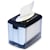 Servietdispenser BulkySoft System One, transparent/sort, 130x188m