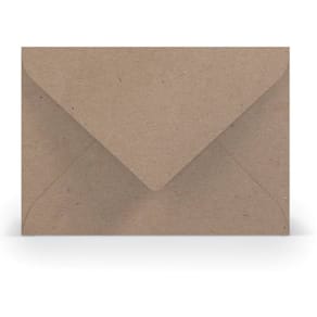 Briefumschlag Rössler Paperado, B6, Kraft