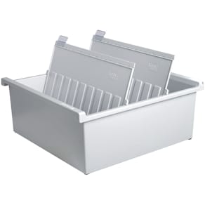 Karteitrog HAN DIN A4 quer, lichtgrau, für 1.300 Karten