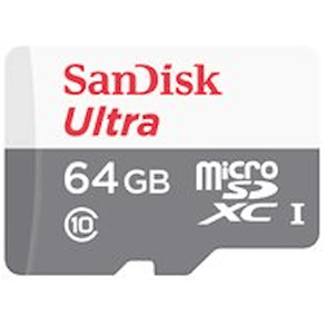 SanDisk Ultra - Flash-minneskort - 64 GB - Class 10 - mikroSDXC