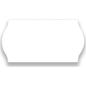 Prismærkningsetiket 22x12 mm G2 hvid 7 ruller