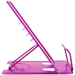 Herma bokstöd i metall rosa
