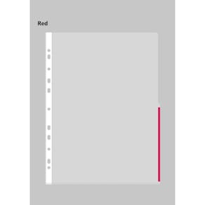Signallomme BNT rød A4 (210x297 mm), PP, 100 stk