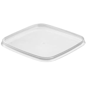 Låg til condibøtte PP 128x128, klar, fødevaregodkendt, 180 stk