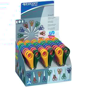 Bastelschere WESTCOTT E-2151S Kids, spitz, 13 cm, sortiert