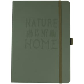 Notizbuch DONAU Outdoor, A5, kariert, olive, 56 Blatt