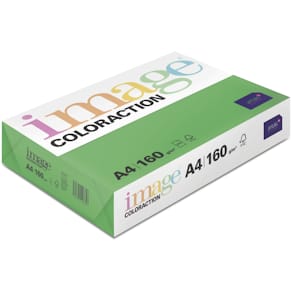 Farvet papir Image Coloraction A4 160 g, Dublin grøn, FSC, 250ark