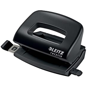 Hulapparat Leitz Recycle 2-huls, 10 ark, sort