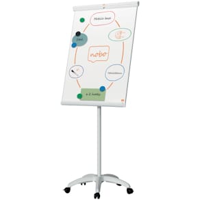 Flipchart Nobo Premium Plus Mobil Stahl lackiert magnetisch weiß