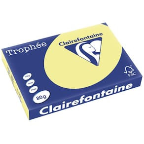 Gekleurd papier Clairefontaine Trophée Pastel, A3, 80 g, 500 vel,