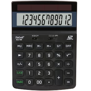 Tischrechner Rebell Eco 450, 132x184x34 mm (BxHxT)
