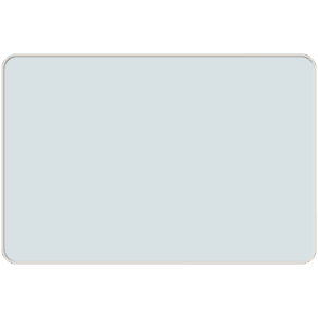 Lintex FRAME Glastavla, 1500 × 1000 × 50 mm, Crisp 350