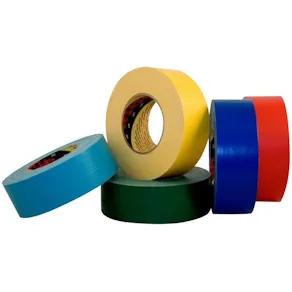 Tejp Textil Plastbelagd Svart, 50mm x 50m