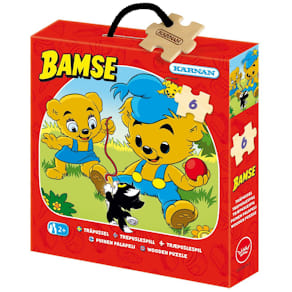 Träpussel Bamse 6 bitar