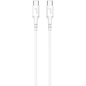 Laddkabel USB-C till USB-C 2.0 2 m vit