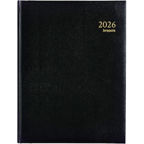 Agenda Brepols Ambassador Lima, zwart, 2026