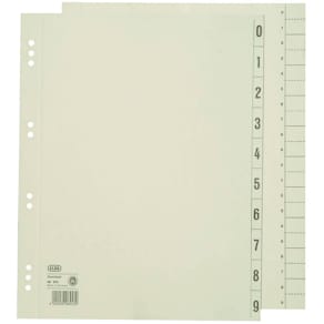 Trennblatt Oxford, mit Druck, A4, chamois