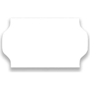 Prismærkningsetiket 32x19 mm G2 hvid 5 ruller