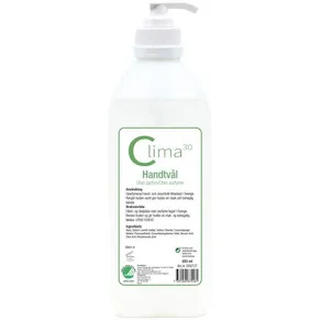 Tvål CLIMA30 med pump oparfym. 600ml