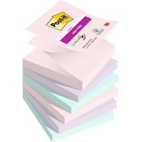 Haftnotizblock Post-it Super Sticky Z-Notes Soulful Collection, 6