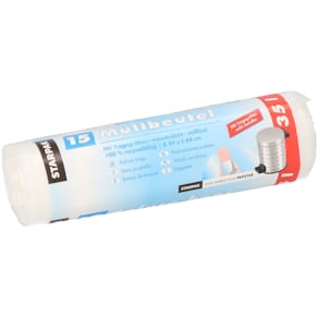 Müllbeutel STARPAK, mit Tragegriff, 54 x 64, 15 St., transp.