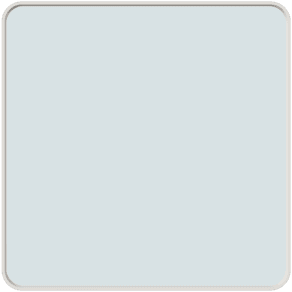 Lintex FRAME Glastavla, SILK-GLASS®, 1000 × 1000 × 50 mm, Crisp