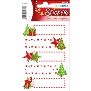 Herma stickers Decor julklappsetikett jul (2)
