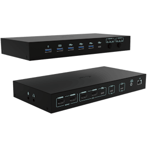 I-TEC USB-C KVM Docking station for 3 Hosts, Dual Display, P