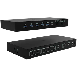 I-TEC USB-C KVM Docking station for 3 Hosts, Dual Display, P