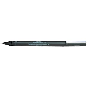 Fineliner Uni-Ball Pin, ronde punt, 0,2 mm, zwart
