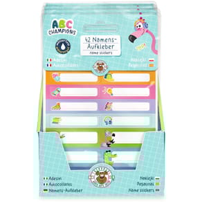 Namensetiketten TRENDHAUS ABC Champions