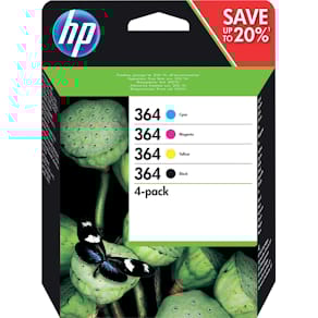 Inktcartridge HP 364, OEM N9J73AE, 4 kleuren, 250 pagina's
