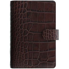 Filofax Classic Croc Personal Systemkalender Chestnut