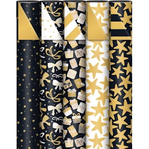 Geschenkpapier KP Kerst, 70 cm x 2 m, assorti