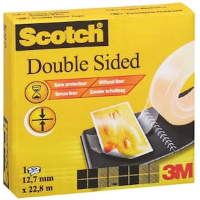 Dubbelhäftande Tejp Scotch, 12,7 mm x 22,8 m