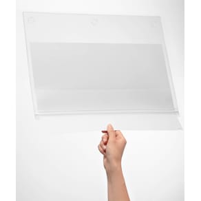 Plastf DURABLE vattentål A3 självh 5/fp