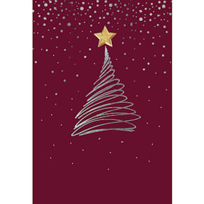 Weihnachtsbillett, ohne Text