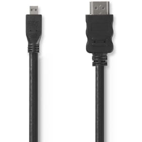Kabel NEDIS HDMI - HDMI Micro 1,5m svart