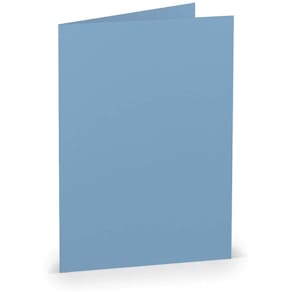 Faltkarte Rössler Paperado, A6 HD, dunkelblau