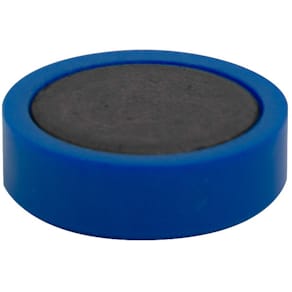 Magnet Q-CONNECT, 10 St., Ø25 mm, blau
