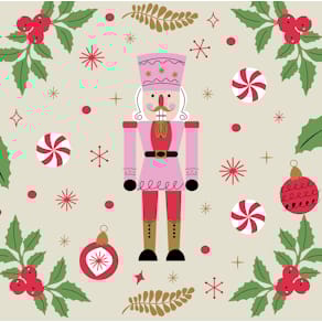 Zelltuchserviette Paper+Design Weihnachten, 33x33 cm