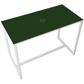 Stehtisch Paperflow EasyDesk, weiß/grün, 150 x 110 x 75 cm