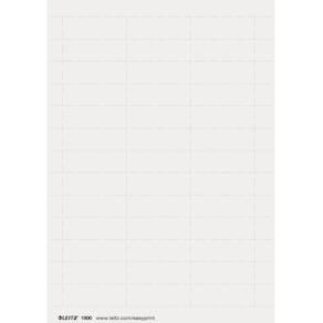 Beschriftungsschilder Leitz, 60 x 21 mm, weiß