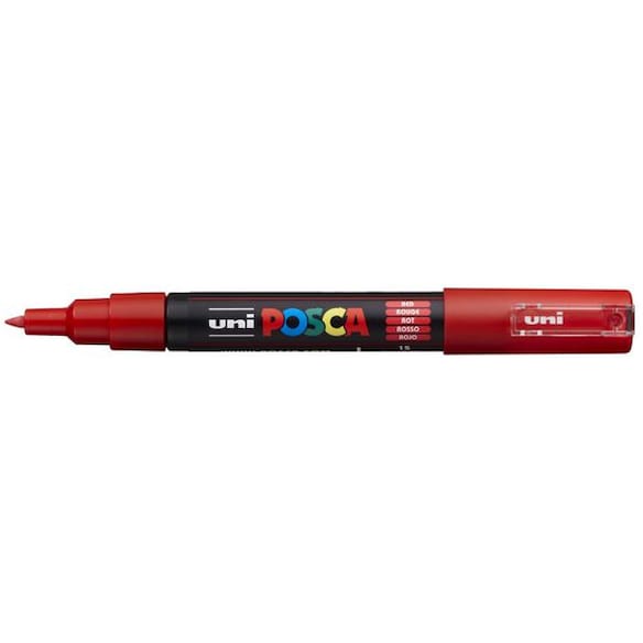 Paintmarker UNI Posca PC-1M rød