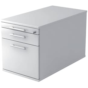 Rollcontainer Hammerbacher Solid, weiß