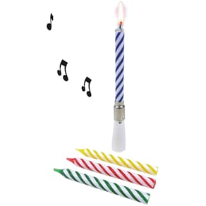 Tortenkerze TIB, mit Musik, Happy Birthday