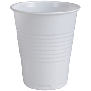 Automatbæger, Rund, 0.021 l indvendig diameter 70.0 mm, PS, hvid